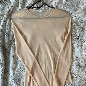 Sheer Tule Zara Top